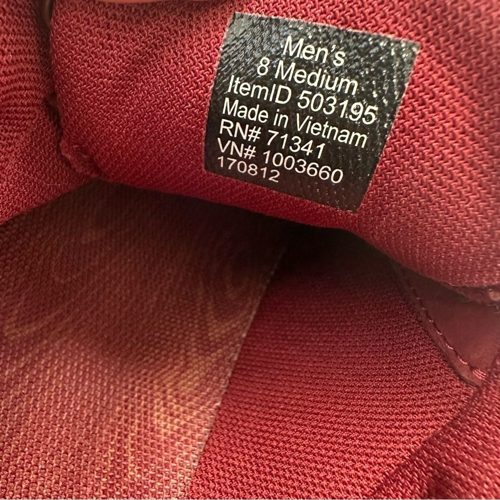 L.L. Bean Mens 8 Brown Leather & Nylon Trail Sneakers Hiking Outdoor Comfy Shoes - Picture 13 of 14